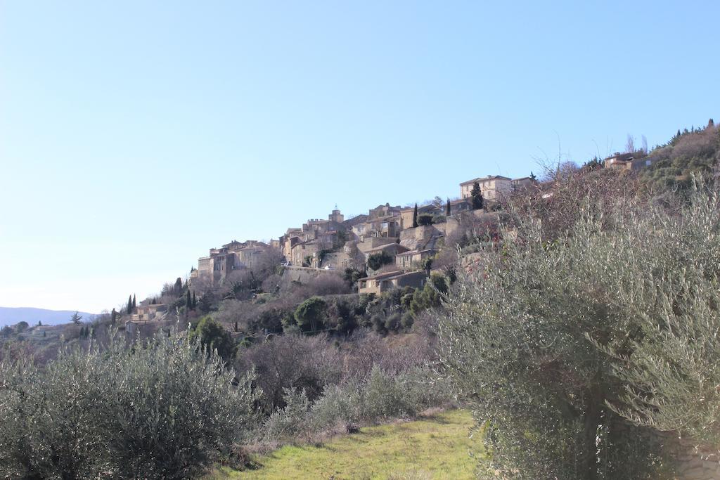 Gite Les Rapieres Gordes Bagian luar foto